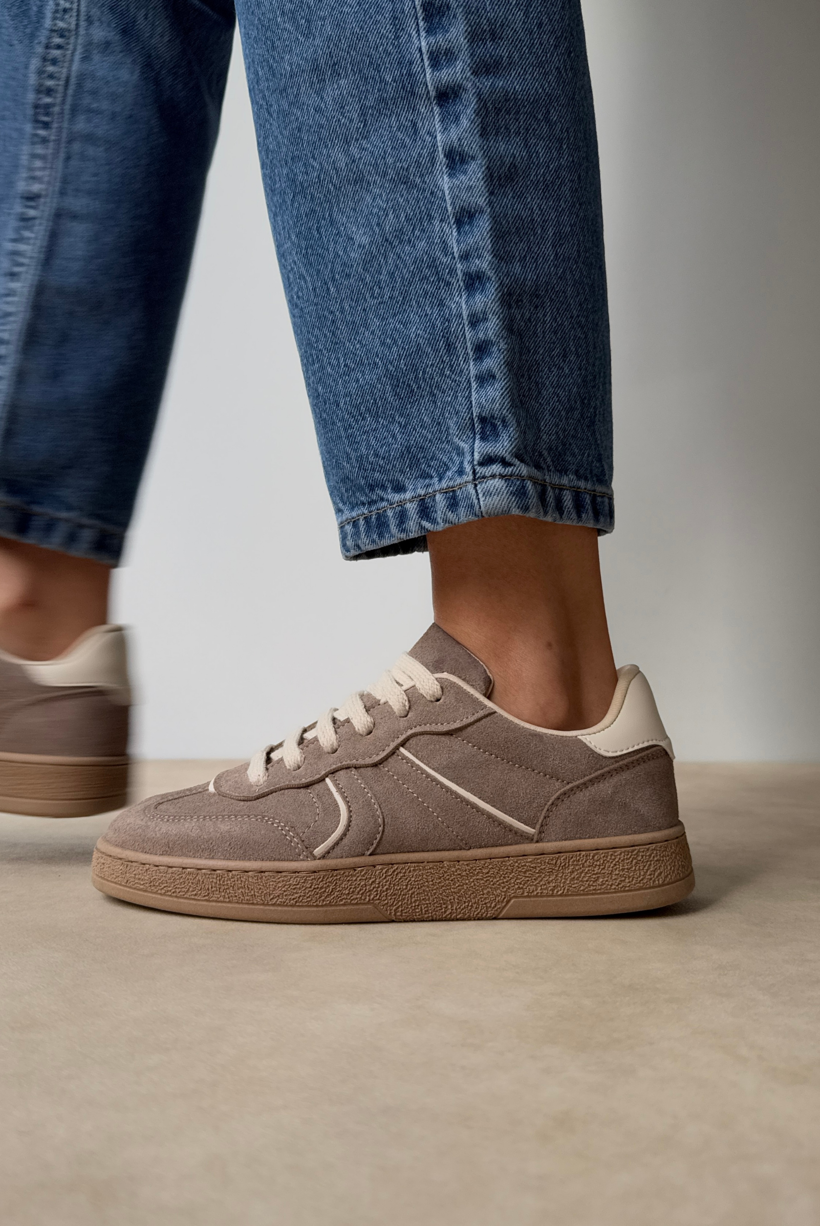 Kadın Spor Ayakkabı VİZON SÜET