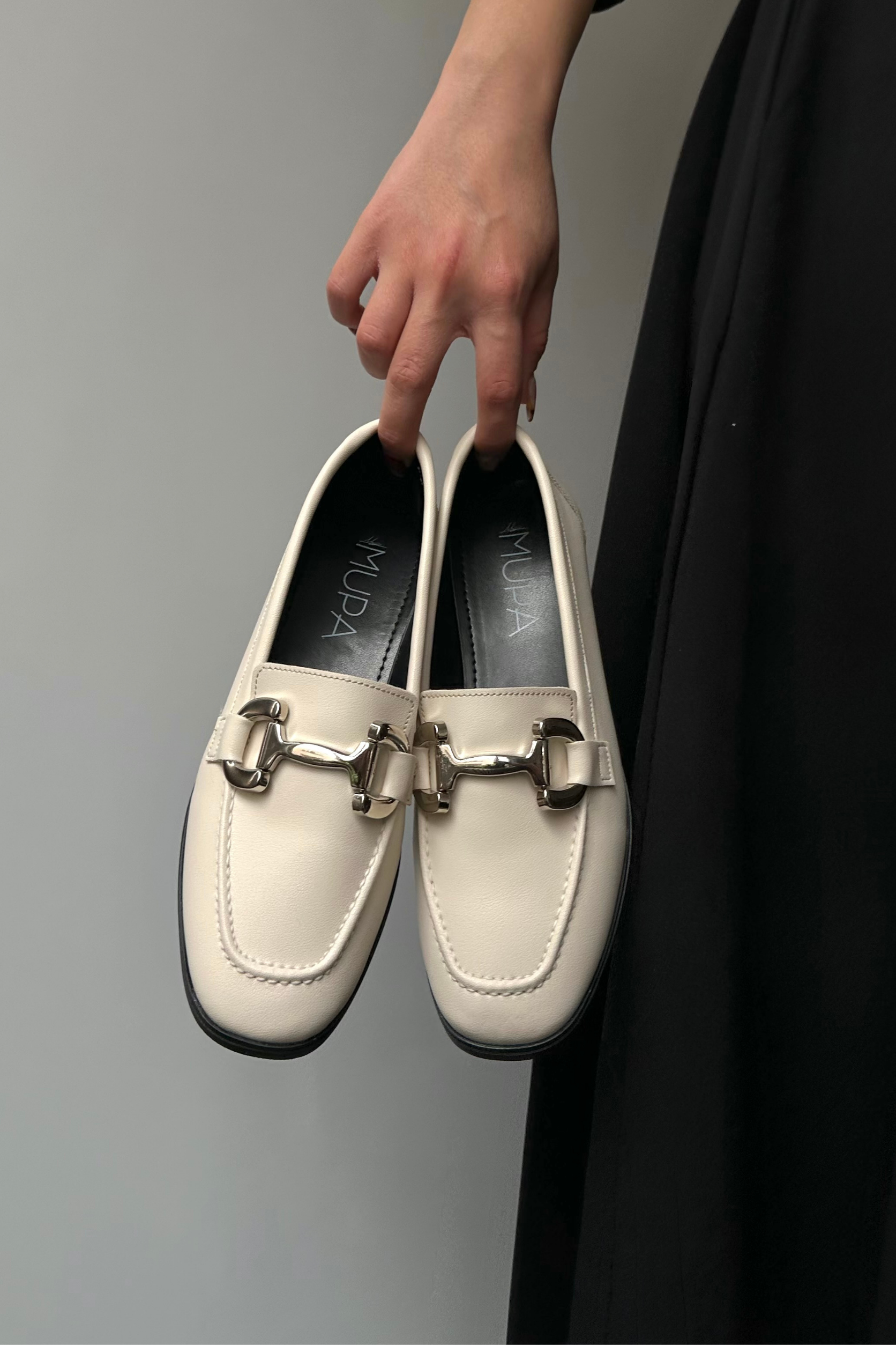 Kadın Tokalı Loafer BEJ