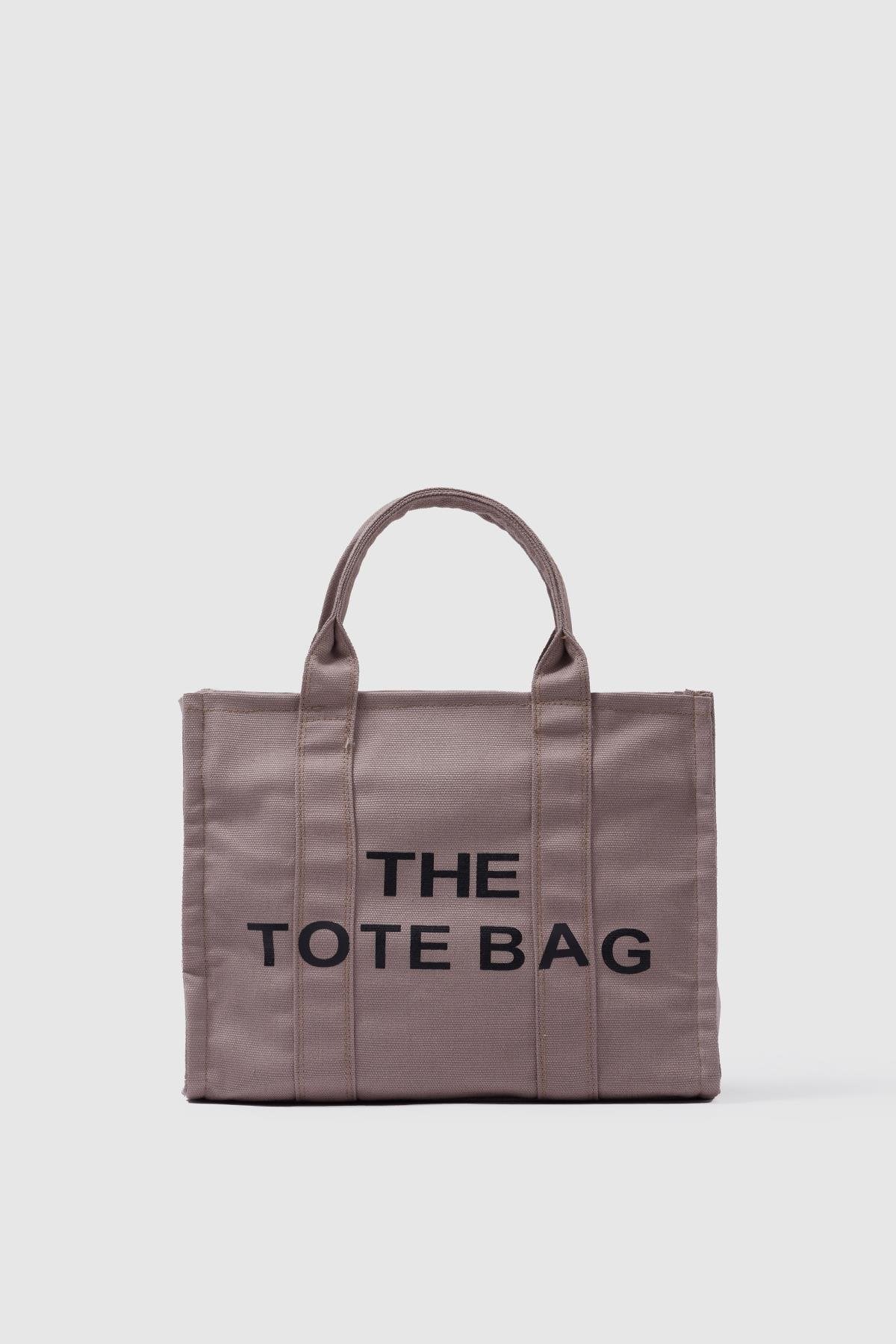 Kanvas Kumaş Kadın Çanta GRİ