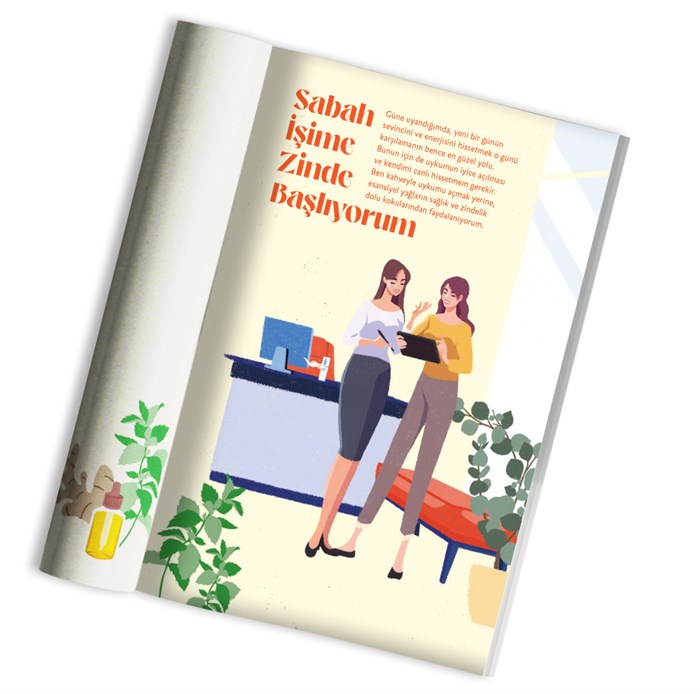 Aromaterapi ile Mutlu İş Yaşamı Kitap/Defter