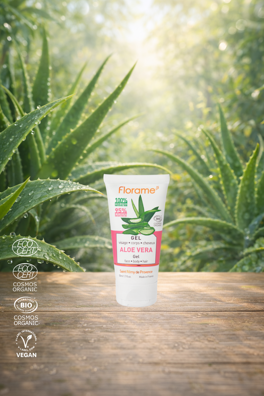 Organik Aloe Vera Jeli 50 ml