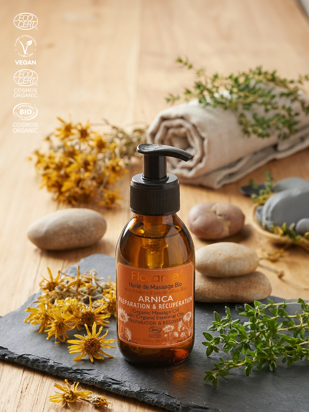 Organik Arnikalı Kas ve Eklem Aromaterapi Masaj Yağı 120 ml