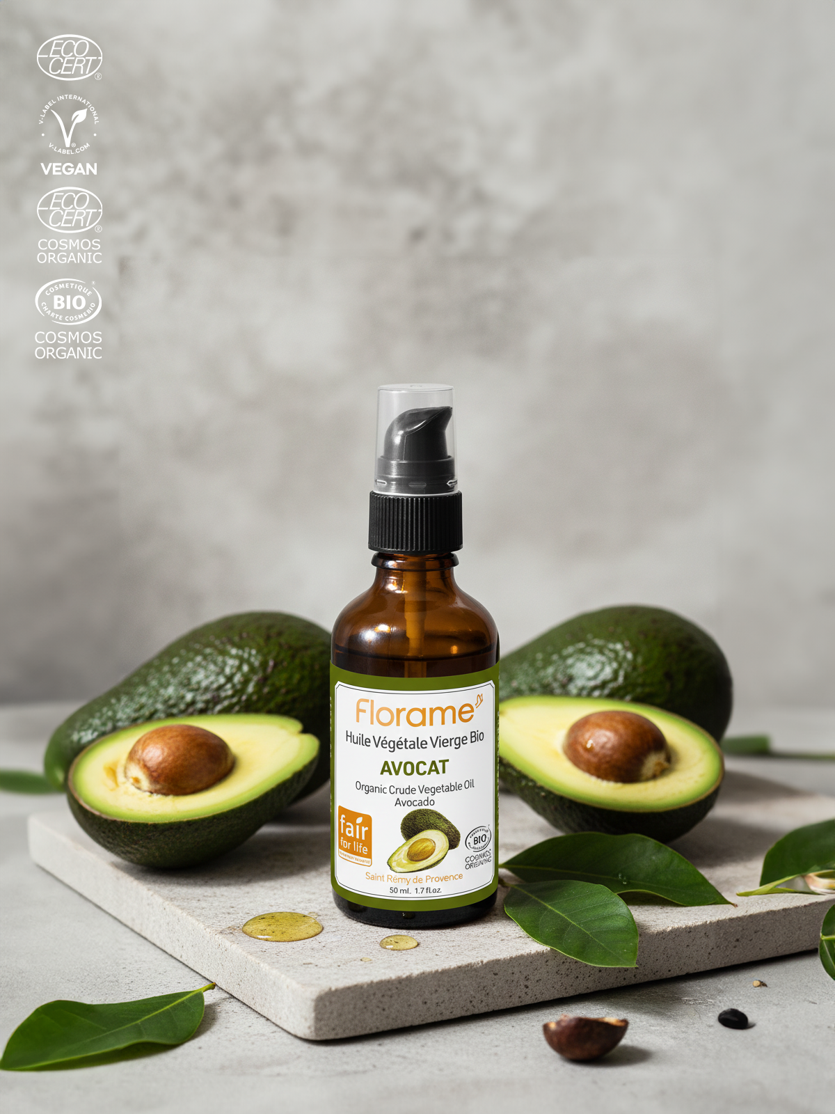 Organik Avokado Yağı (Persea gratissima) 50 ml