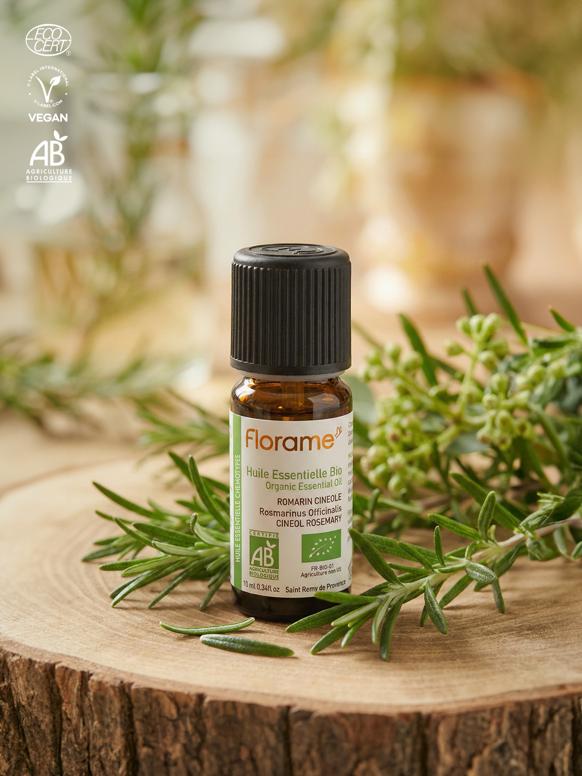Organik Biberiye Uçucu Yağı (Rosmarinus officinalis)-10 ml