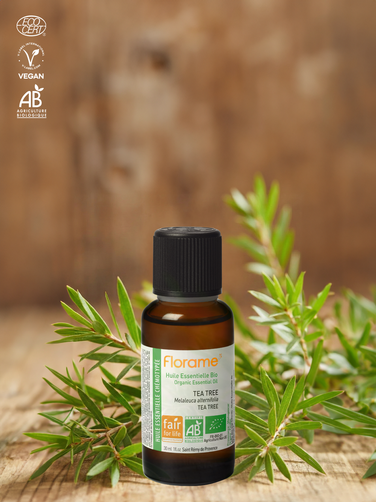 Organik Çay Ağacı Uçucu Yağı (Melaleuca alternifolia)-30 ml