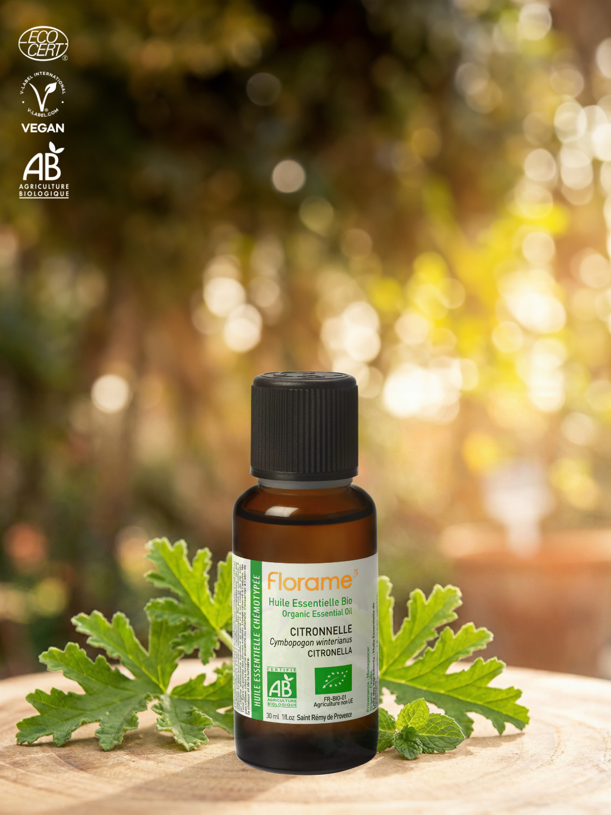 Organik Citronella Uçucu Yağı (Cymbopogon winterianus)-30 ml