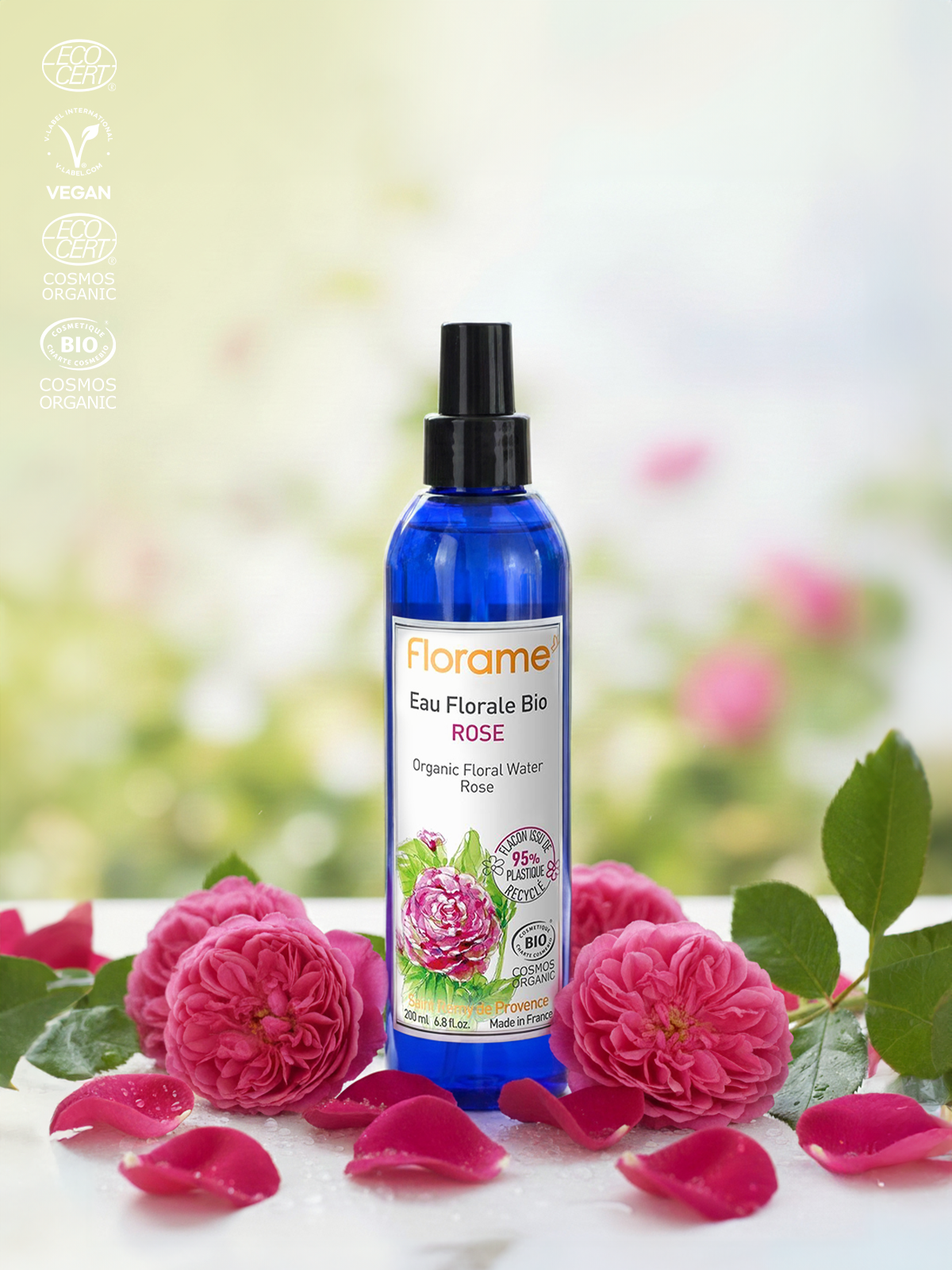 Organik Gül Çiçek Suyu-200 ml