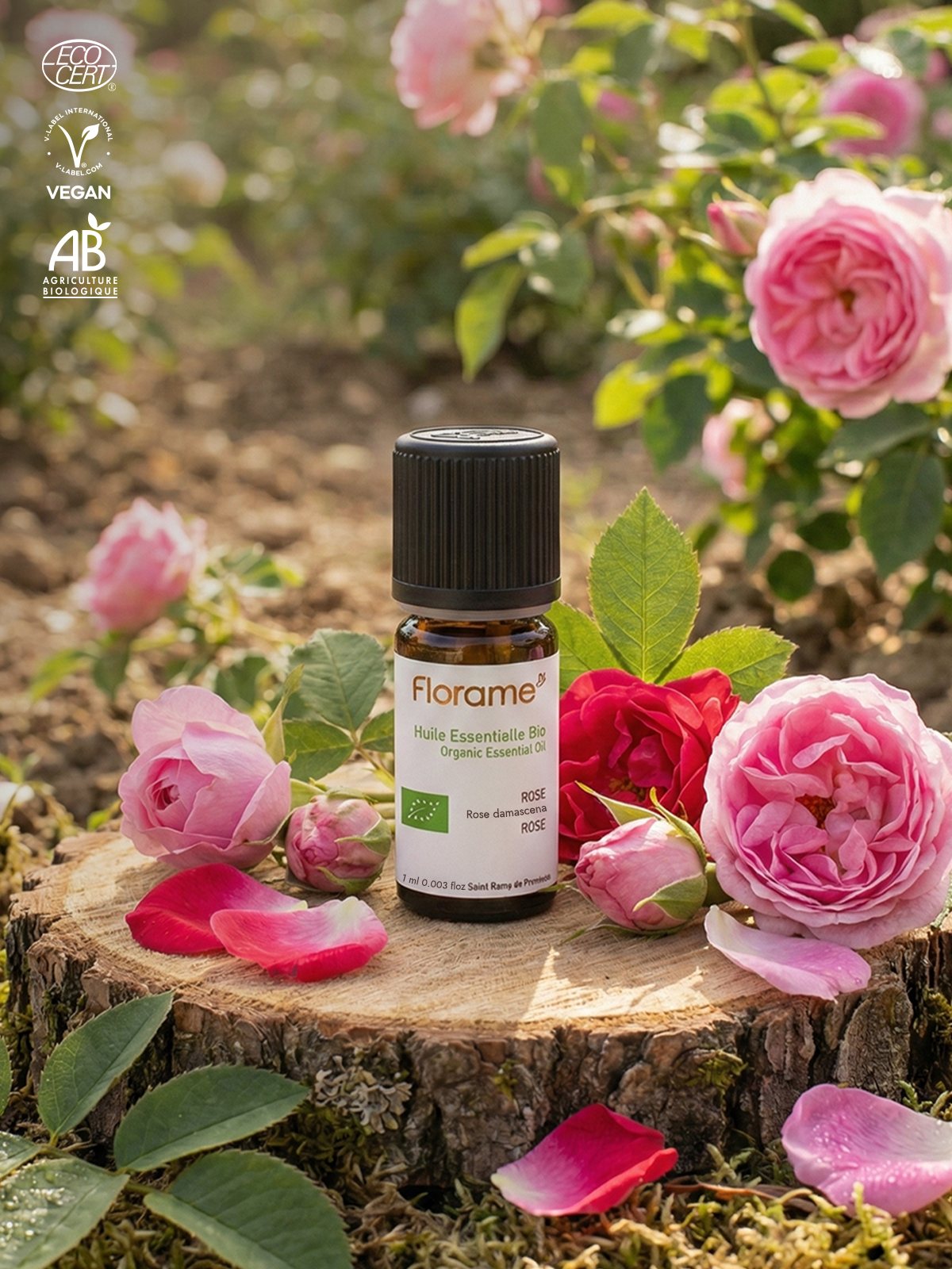 Organik Gül Uçucu Yağı (Rosa damascena)-1 ml