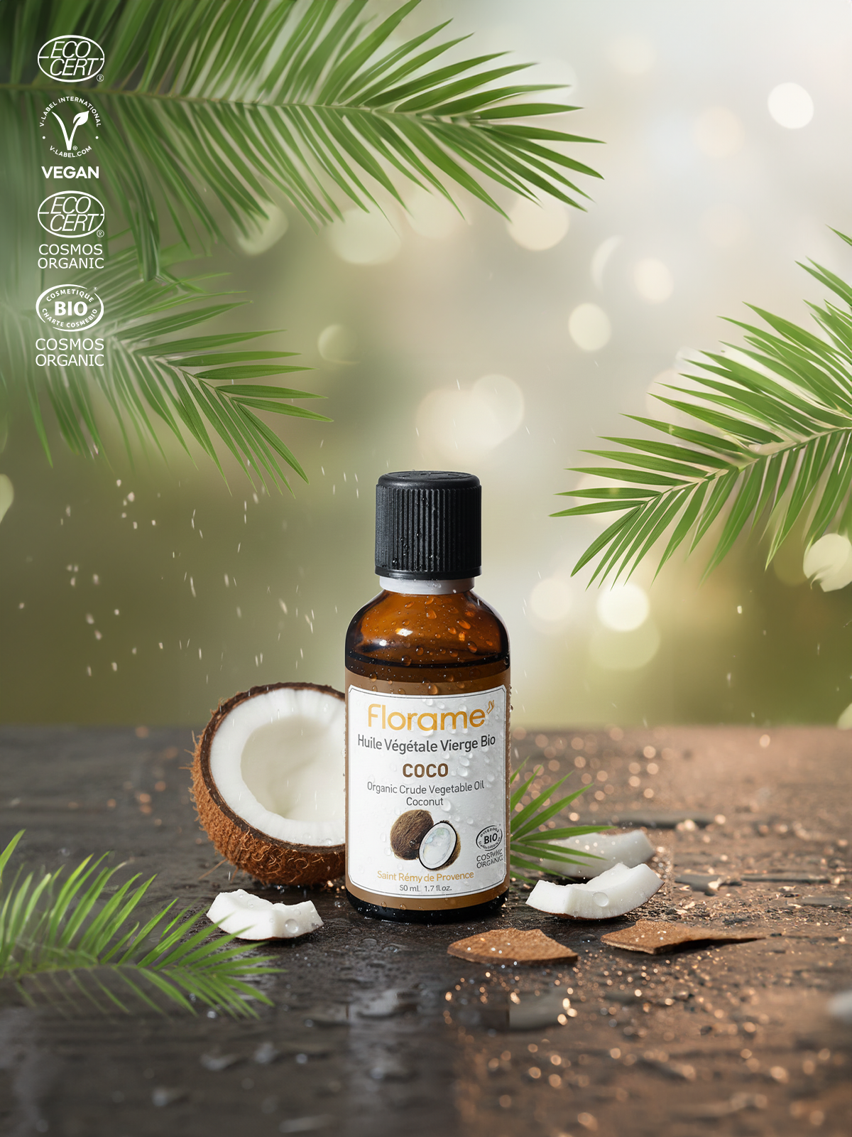 Organik Hindistan Cevizi Yağı (Cocos nucifera) 50 ml