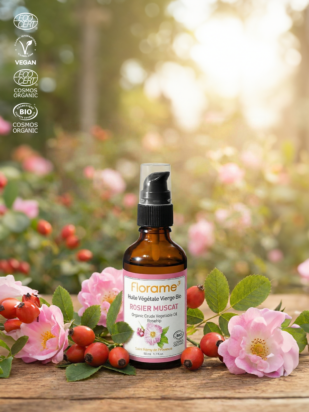 Organik Kuşburnu Yağı (Rosa rubiginosa) - 50 ml