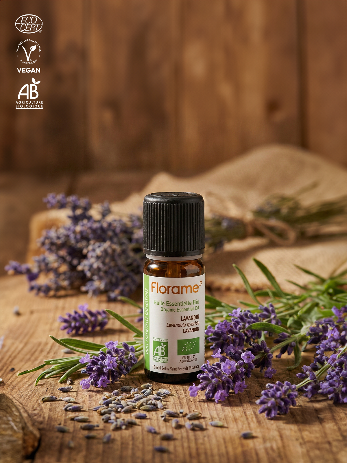 Organik Lavandin Uçucu Yağı (Lavandula hybrida)-10 ml