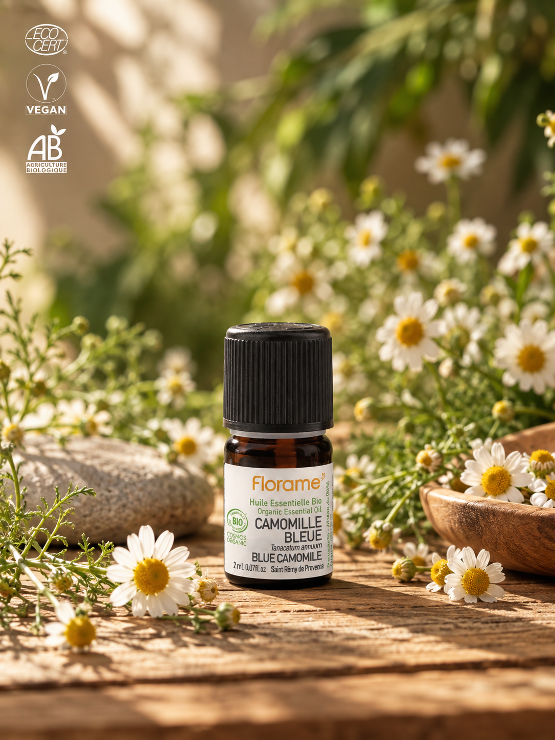 Organik Mavi Papatya Uçucu Yağı (Tanacetum annuum)-2 ml
