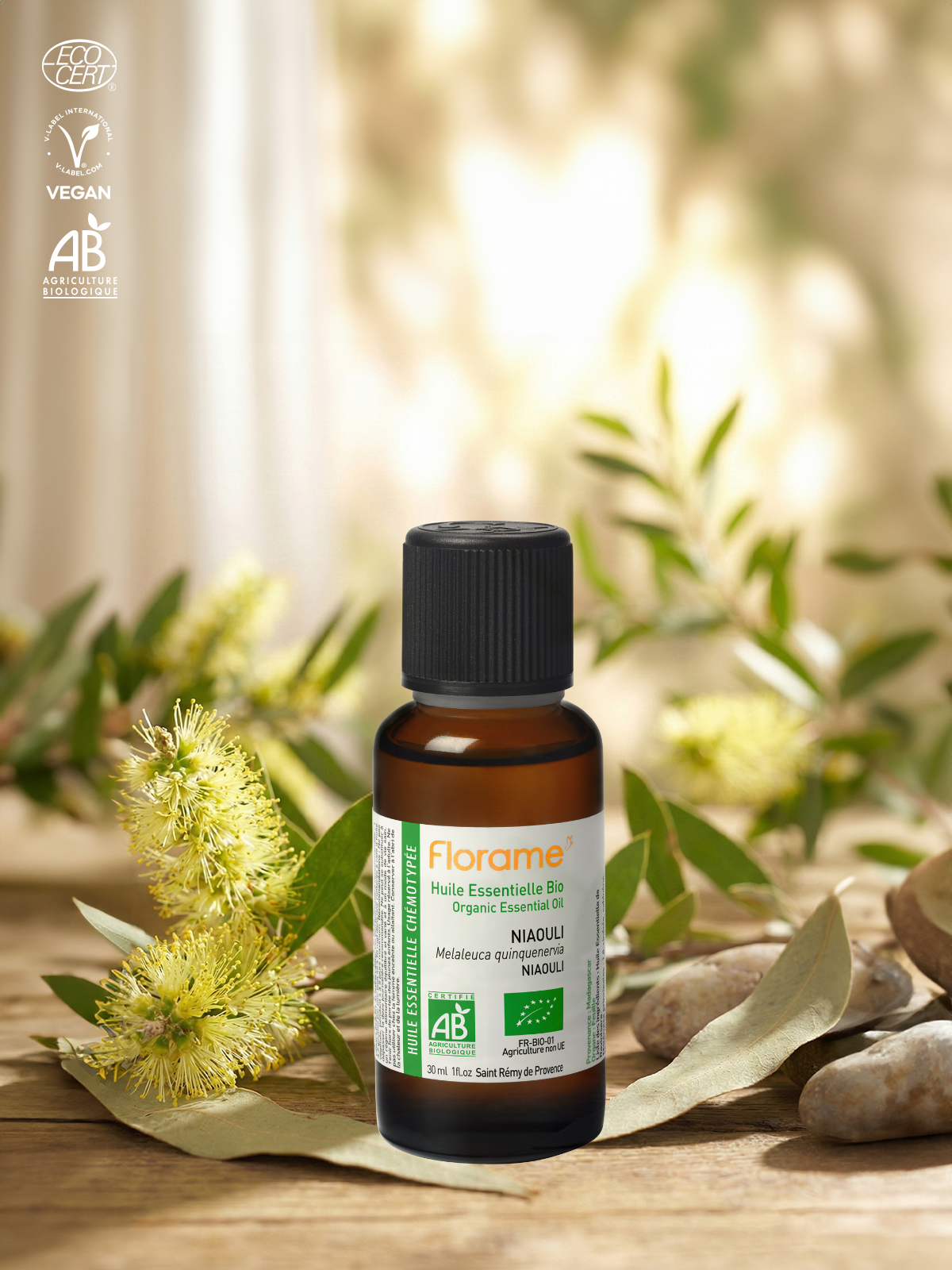 Organik Niaouli Uçucu Yağı (Melaleuca viridiflora)-30 ml