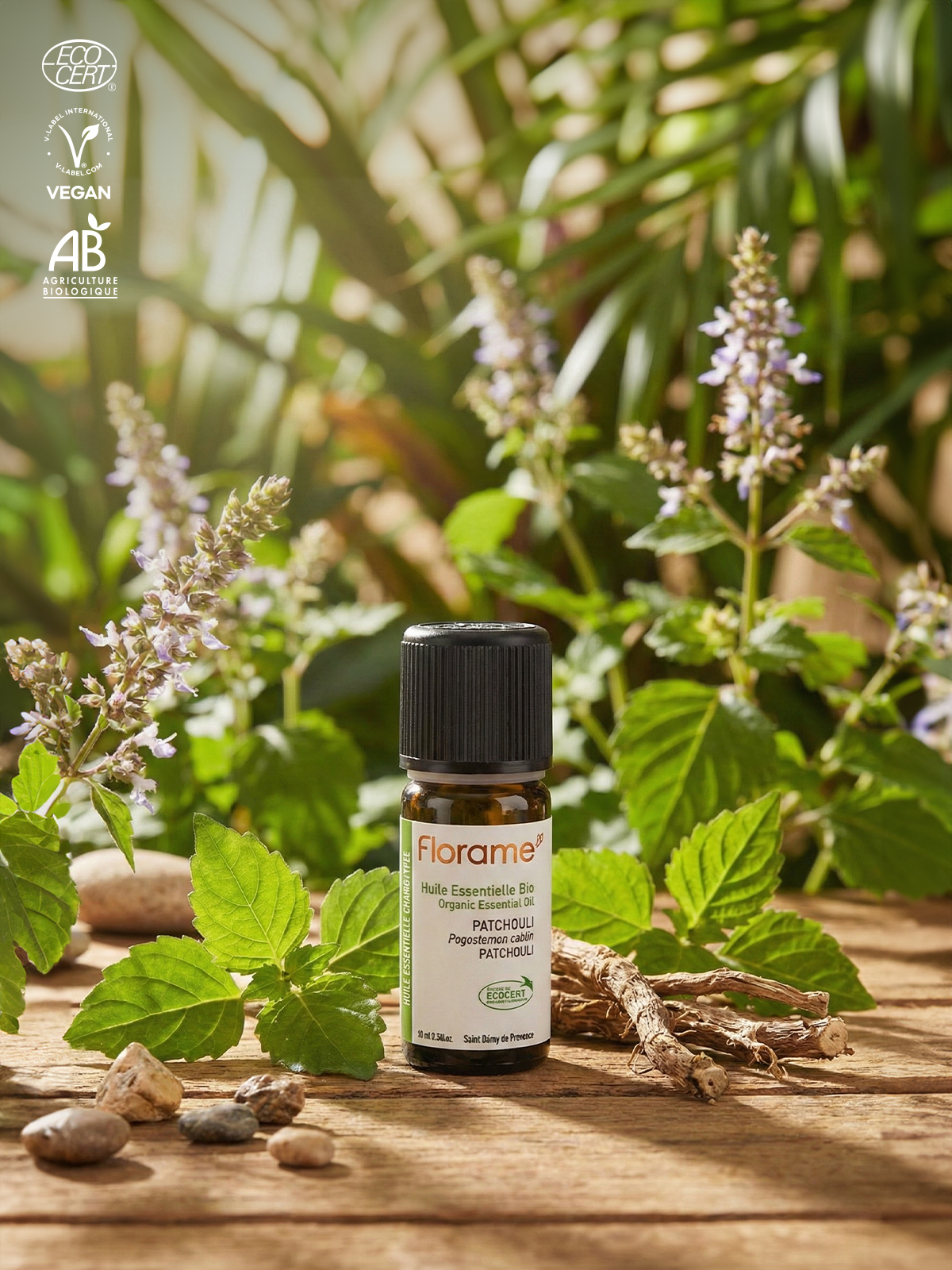 Organik Paçuli Uçucu Yağı (Tefarik) - Pogostemon cablin -10 ml