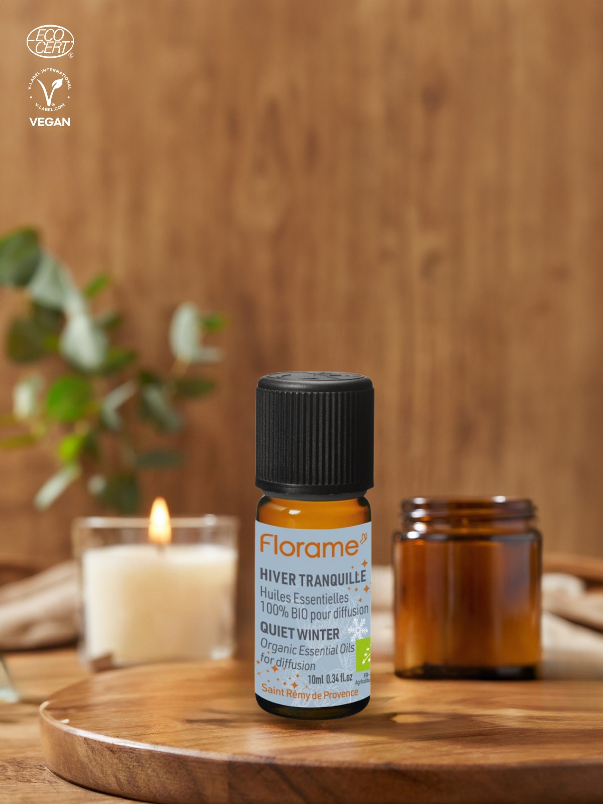 Organik Sakin Kış Aromaterapi Uçucu Yağ Karışımı 10 ml