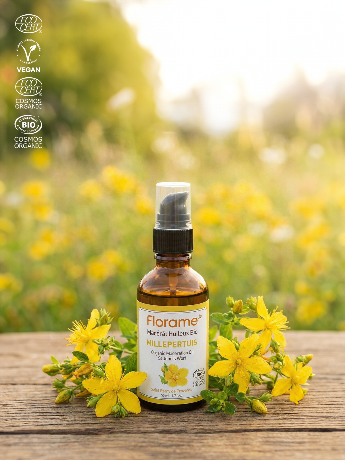 Organik Sarı Kantaron Yağı (St. Johns Wort)-Hypericum perforatum-50 ml
