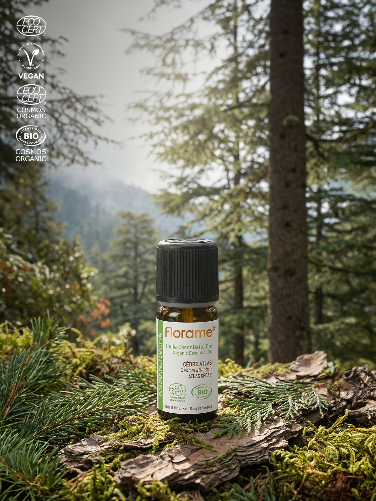 Organik Sedir Uçucu Yağı (Cedrus atlantica)-10 ml
