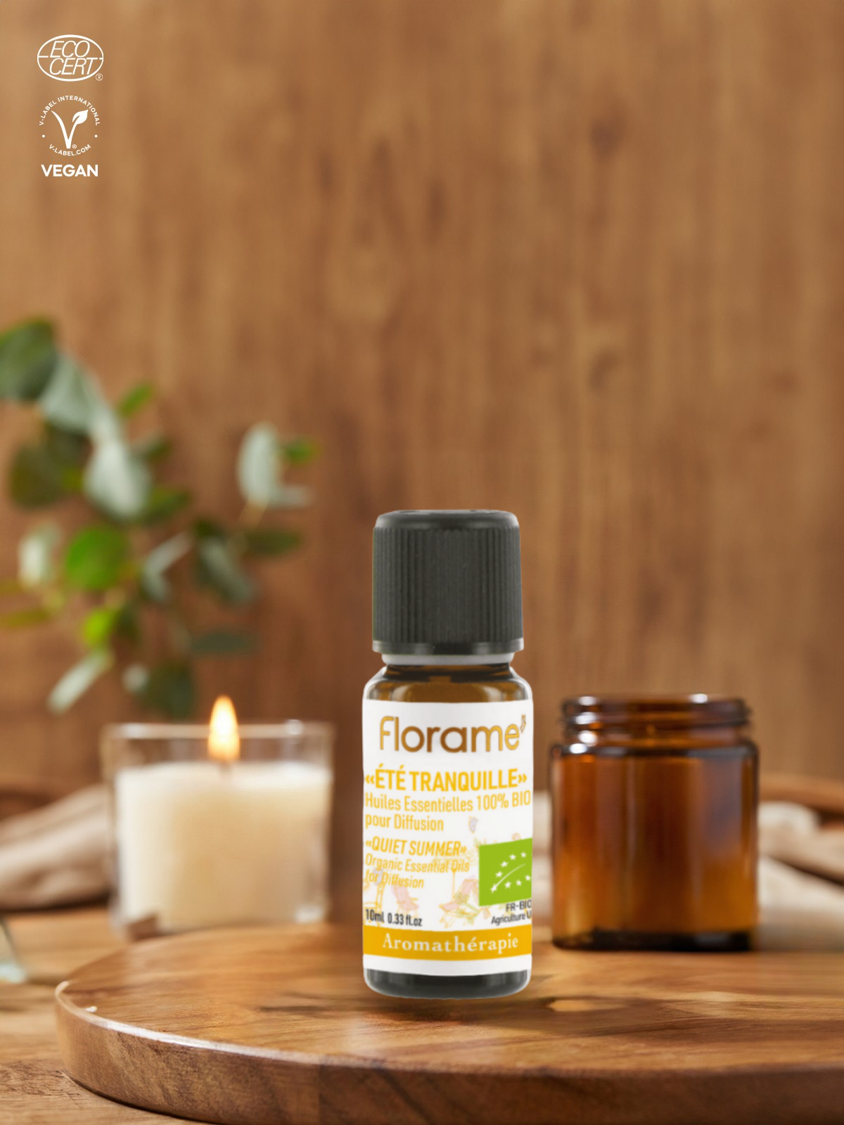 Organik Sessiz Yaz Aromaterapi Uçucu Yağ Karışımı 10 ml 