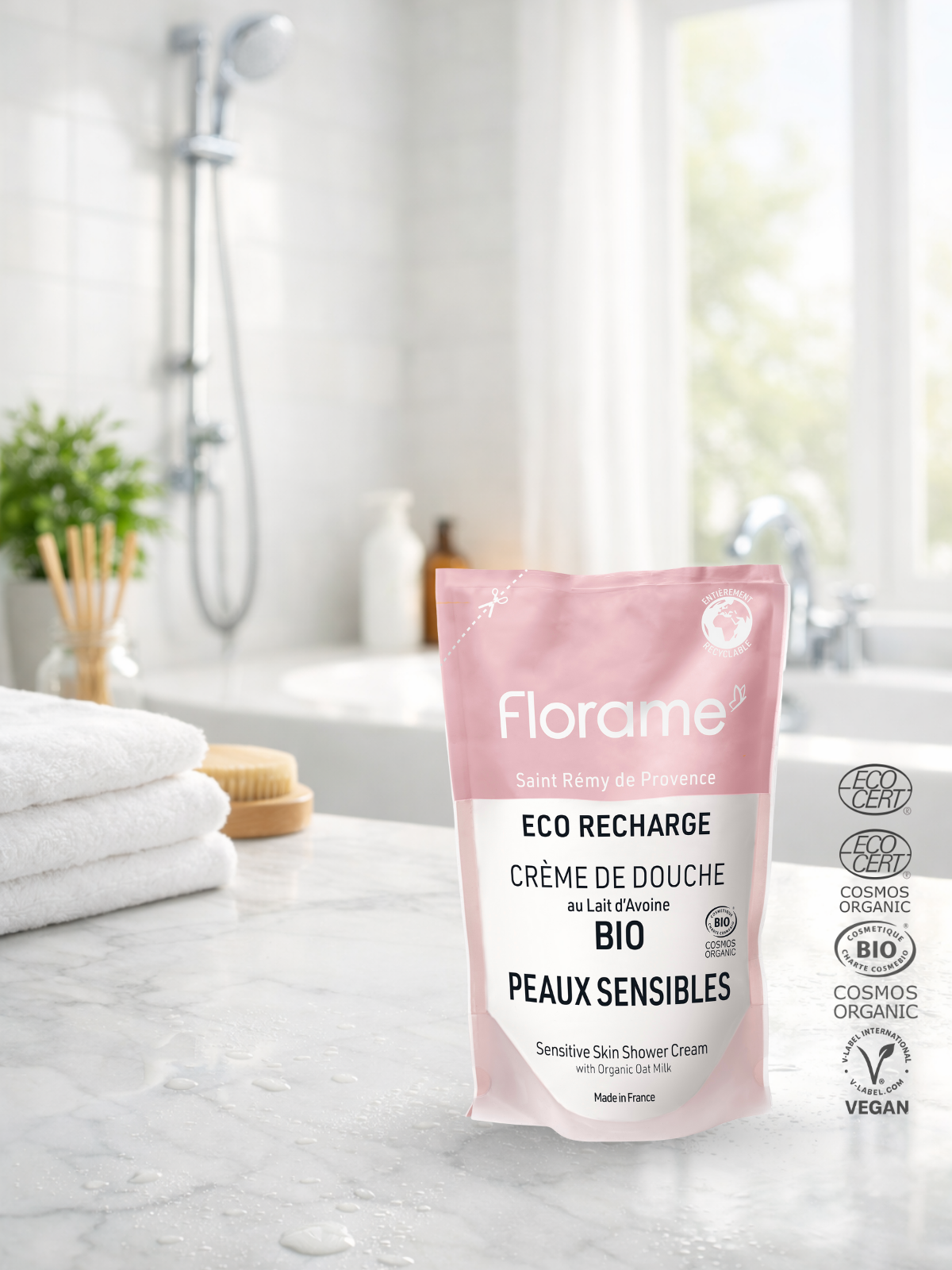 Organik Sülfatsız Hassas Cilt Kremli Eko-Dolum Duş Jeli 700 ml