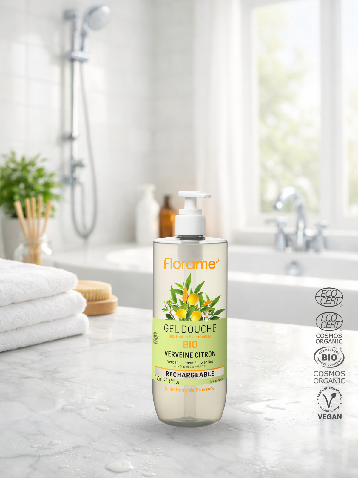 Organik Sülfatsız Verbena Limon Duş Jeli 750 ml