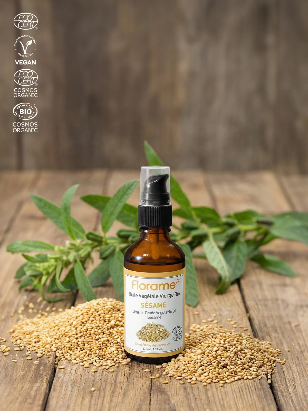 Organik Susam Yağı (Sesamum indicum) - 50 ml