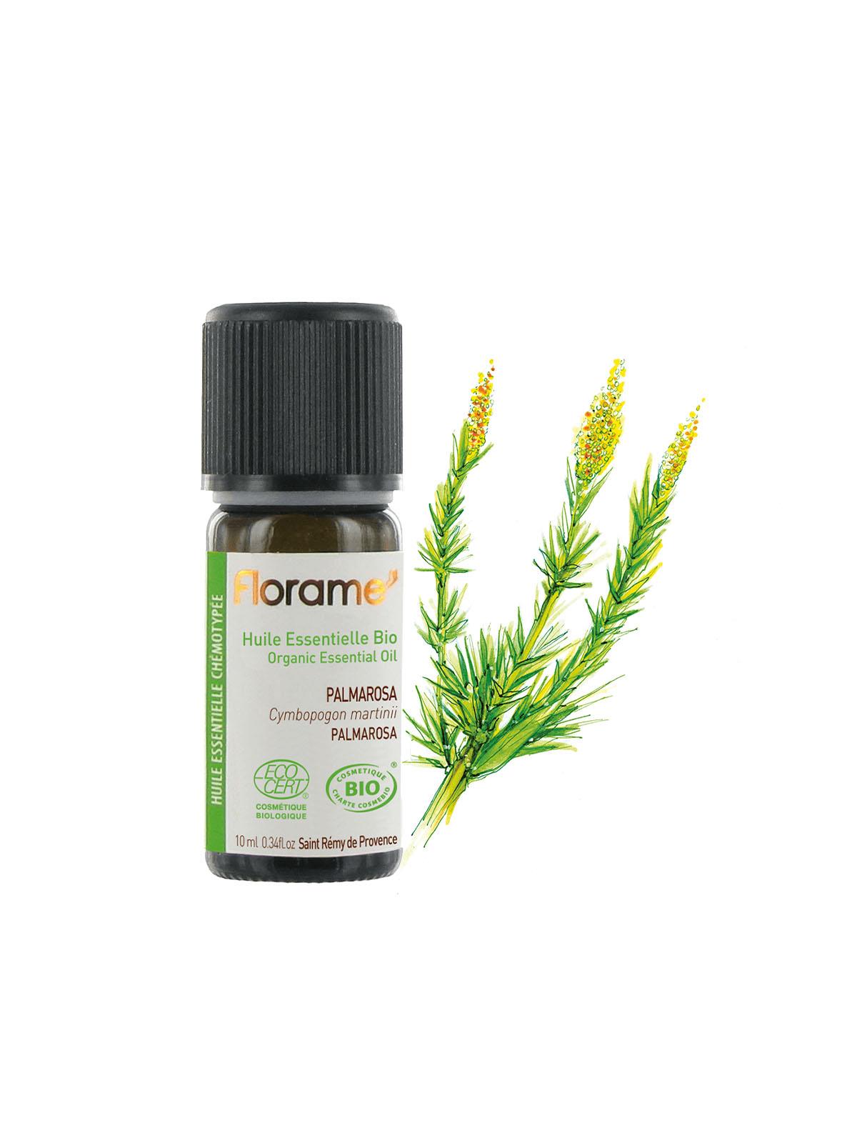 Organik Palmarosa Uçucu Yağı (Cymbopogon martinii)-10 ml