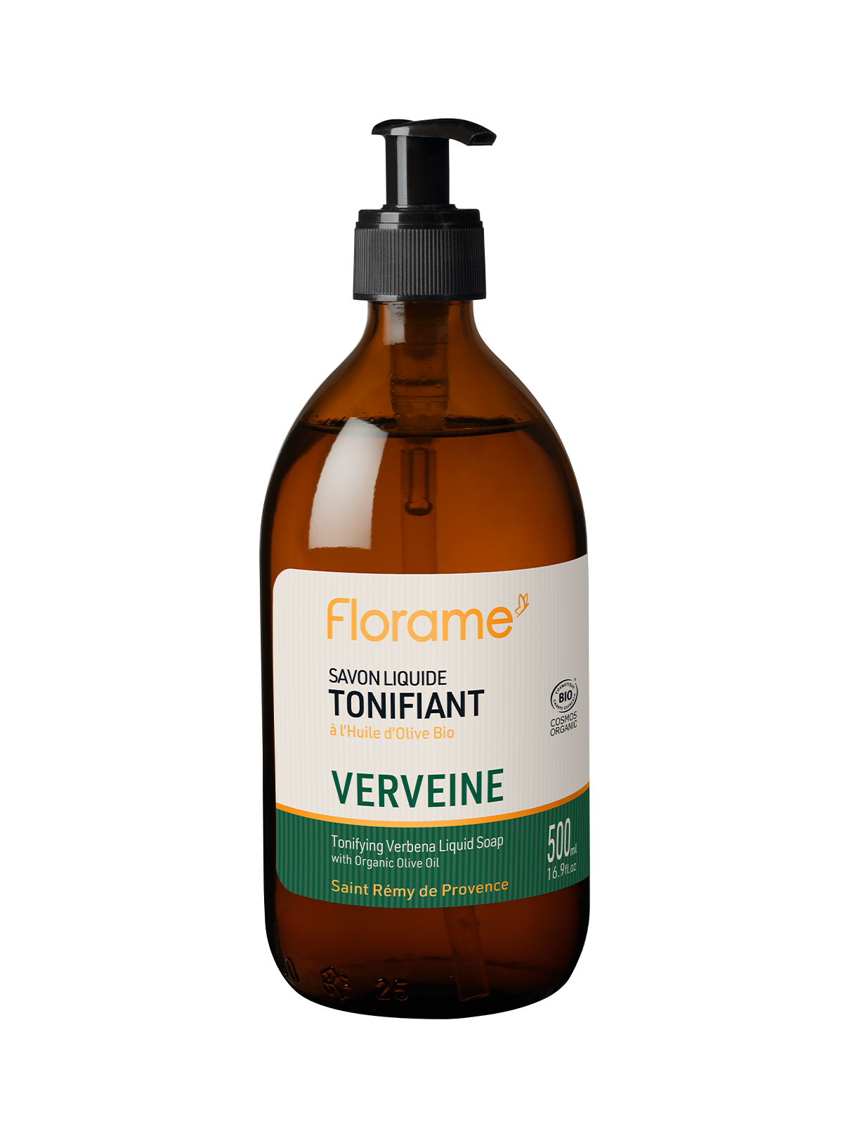 Organik Verbena Cam Şişe Sıvı Sabun 500 ml
