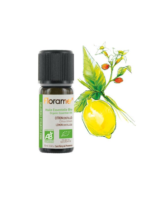Organik Distile Limon Kabuğu Uçucu Yağı (Citrus limon)-10 ml