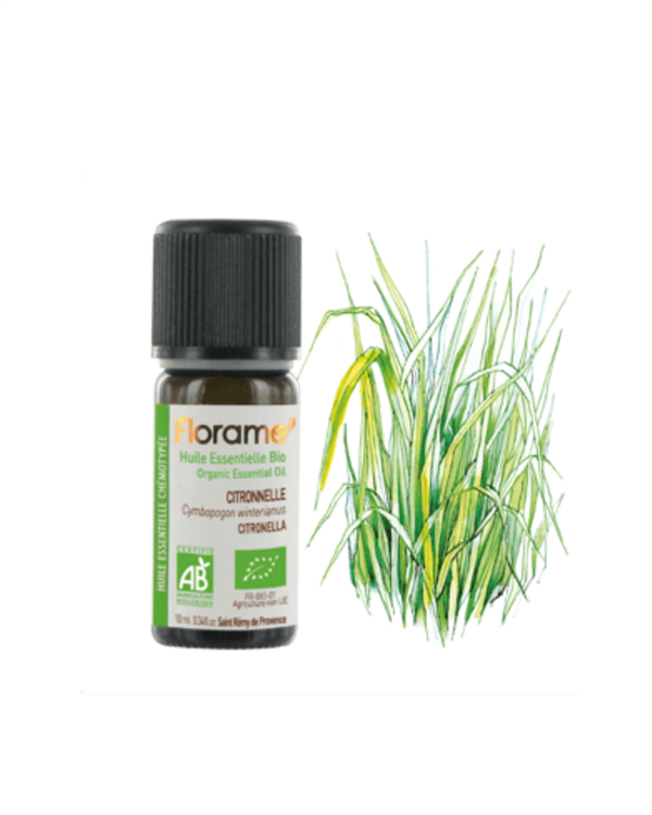 Organik Citronella Uçucu Yağı (Cymbopogon winterianus)-10 ml