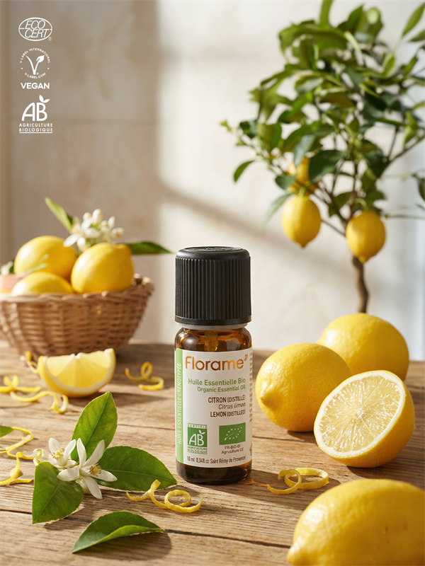 Organik Distile Limon Kabuğu Uçucu Yağı (Citrus limon)-10 ml