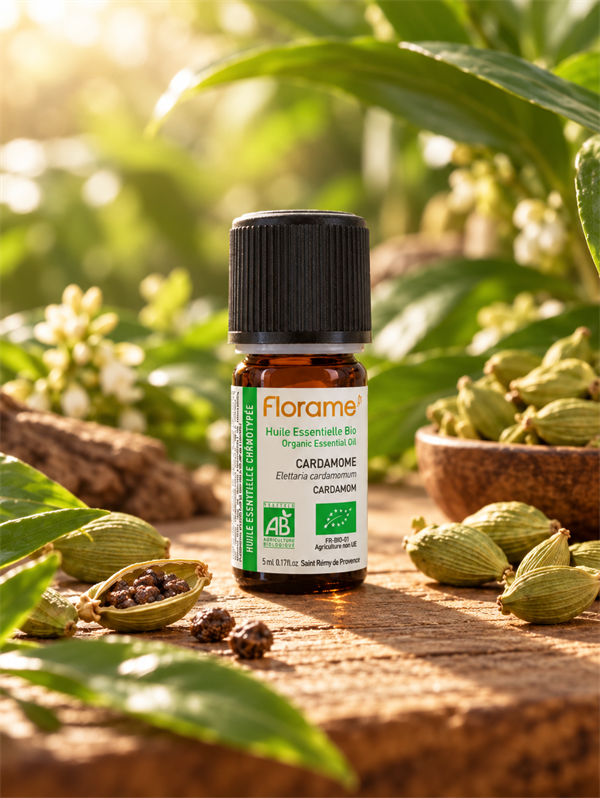 Organik Kakule Uçucu Yağı (Elettaria cardamomum)-5 ml