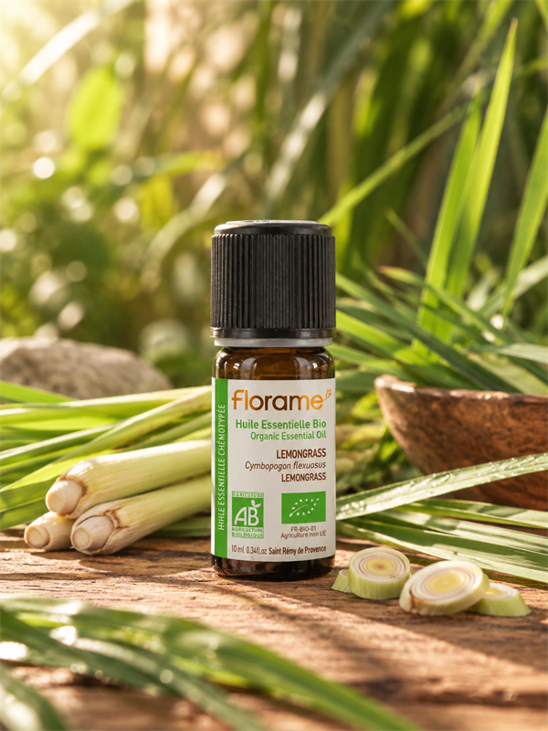 Organik Limon Otu Uçucu Yağı (Cymbopogon flexuosus)-10 ml