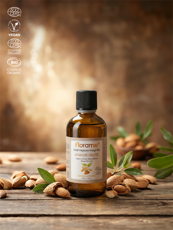 Organik Tatlı Badem Yağı (Prunus amygdalus dulcis) - 100 ml