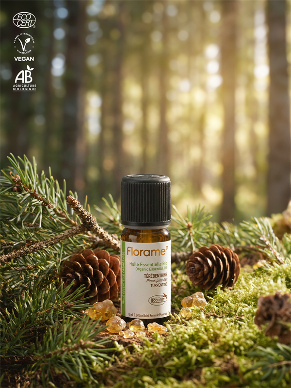Organik Turpentin Uçucu Yağı (Pinus pinaster)-10 ml