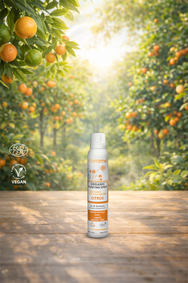 Organik Turunçgil Kokulu Arındırıcı Hava Spreyi 180 ml 