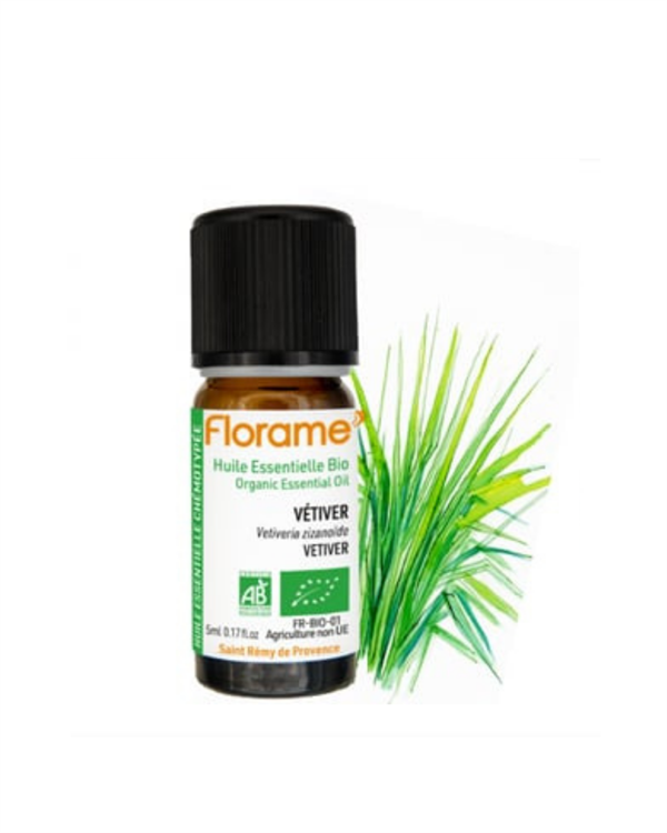 Organik Vetiver Uçucu Yağı (Vetiveria zizanoides) - 5 ml