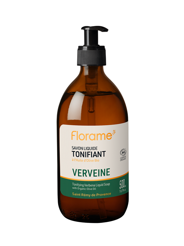 Organik Verbena Cam Şişe Sıvı Sabun 500 ml