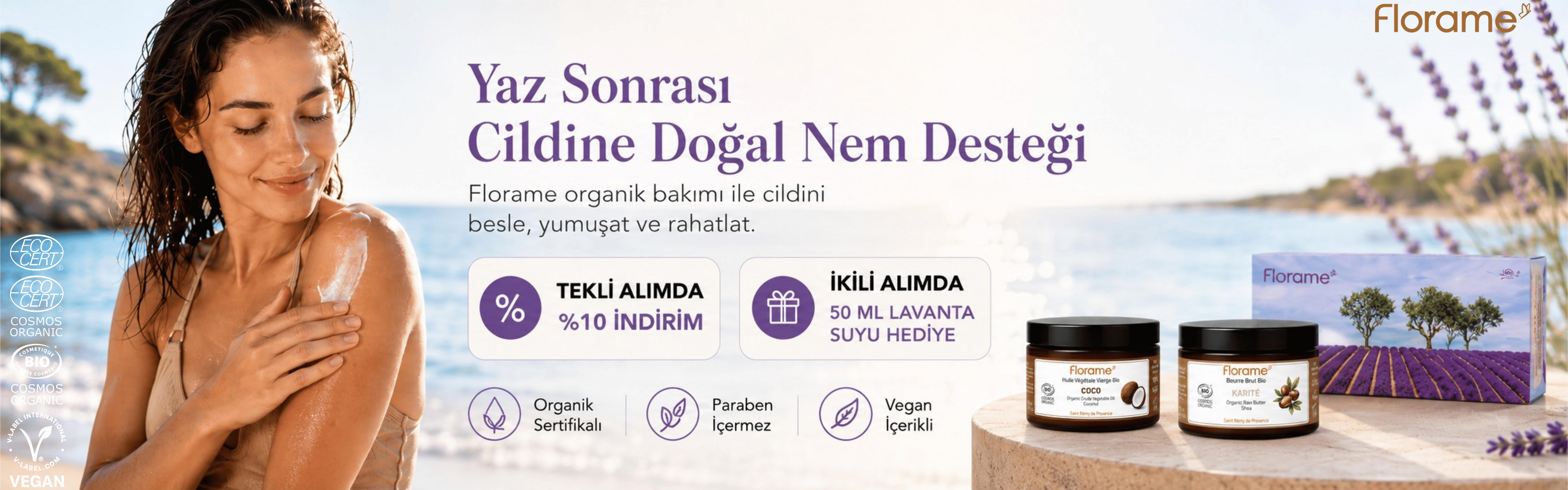 Cildine Doğal Nem Desteği