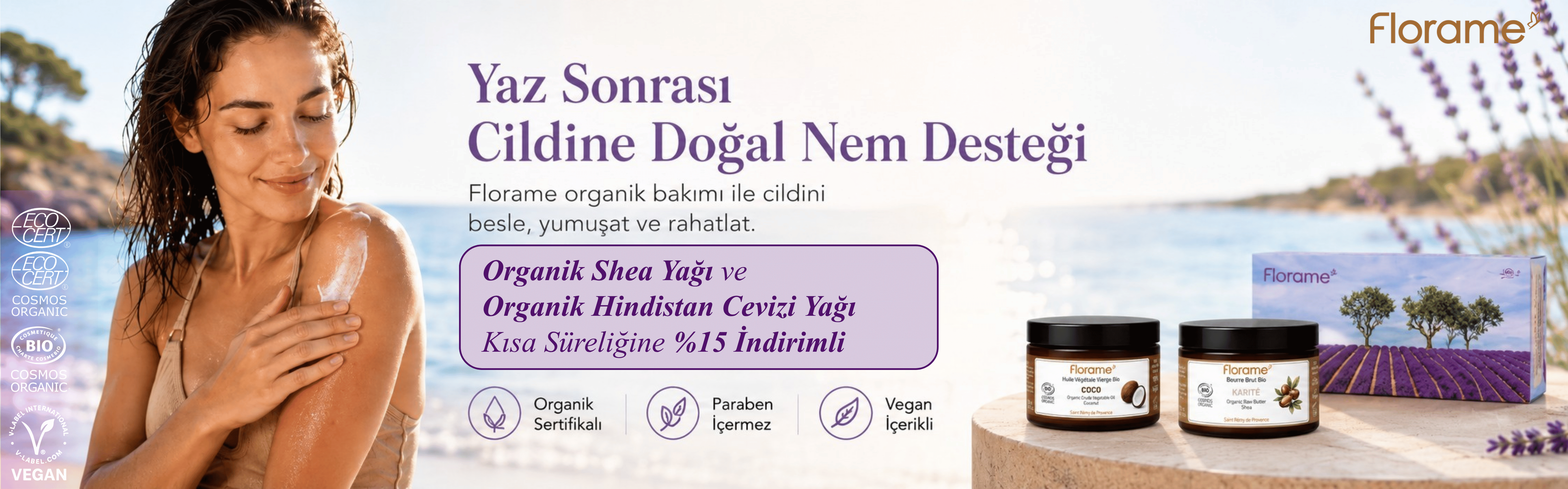 Cildine Doğal Nem Desteği