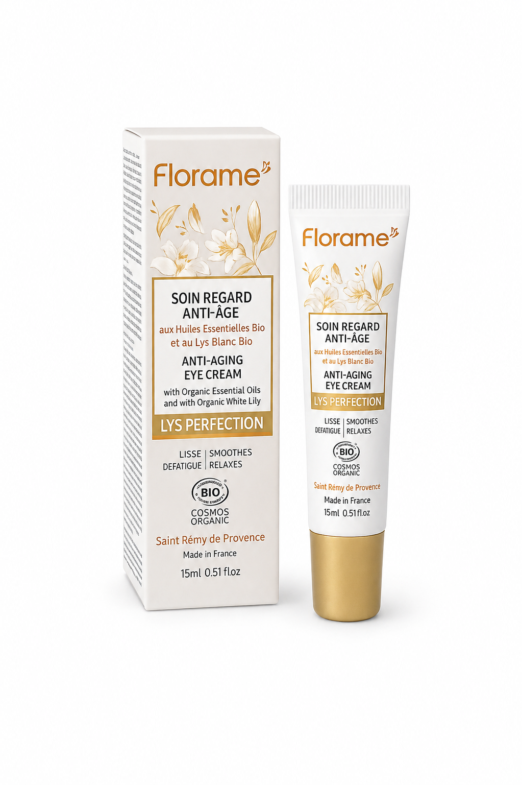 Florame Organik LYS Perfection Yaşlanma Karışıtı Göz Çevresi Kremi 15ml
