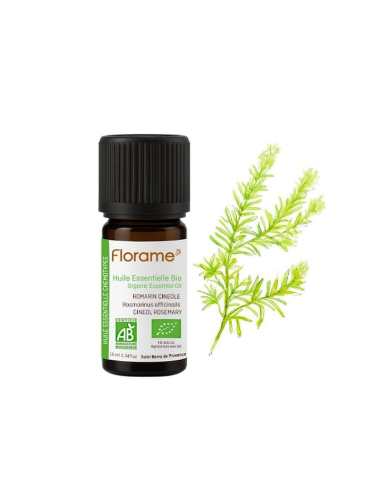 Organik Biberiye Uçucu Yağı (Rosmarinus officinalis)-10 ml