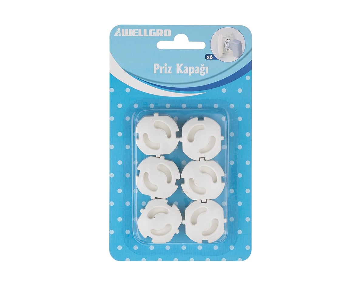 Wellgro 6 lı Priz Kapağı