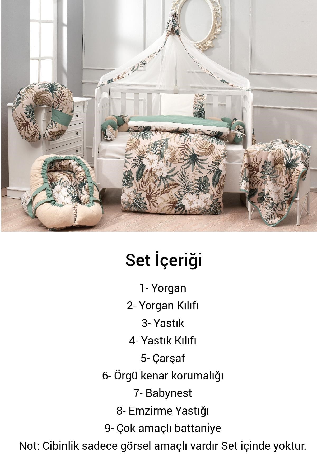 Wellgro 9 Parça Hoşgeldin Bebeğim Seti, Tropical