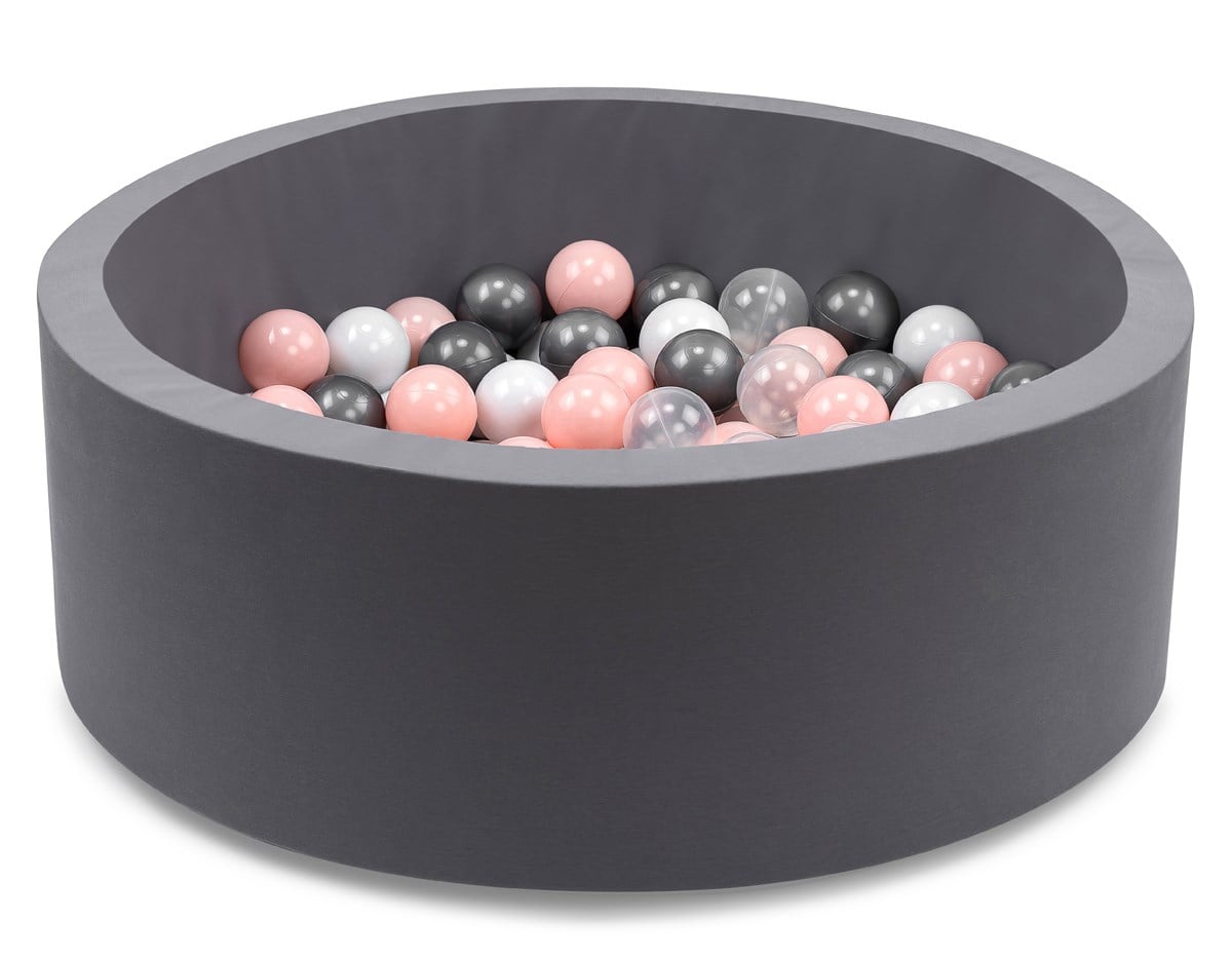 Wellgro Bubble Pops Gri Top Havuzu  - Gri/Beyaz/Seffaf/Pembe Top 
