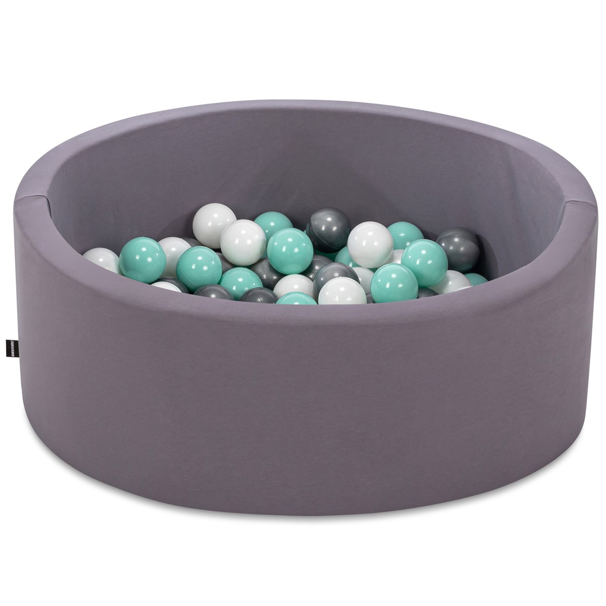 Wellgro Bubble Pops Gri Top Havuzu-Gri/Beyaz/Mint
