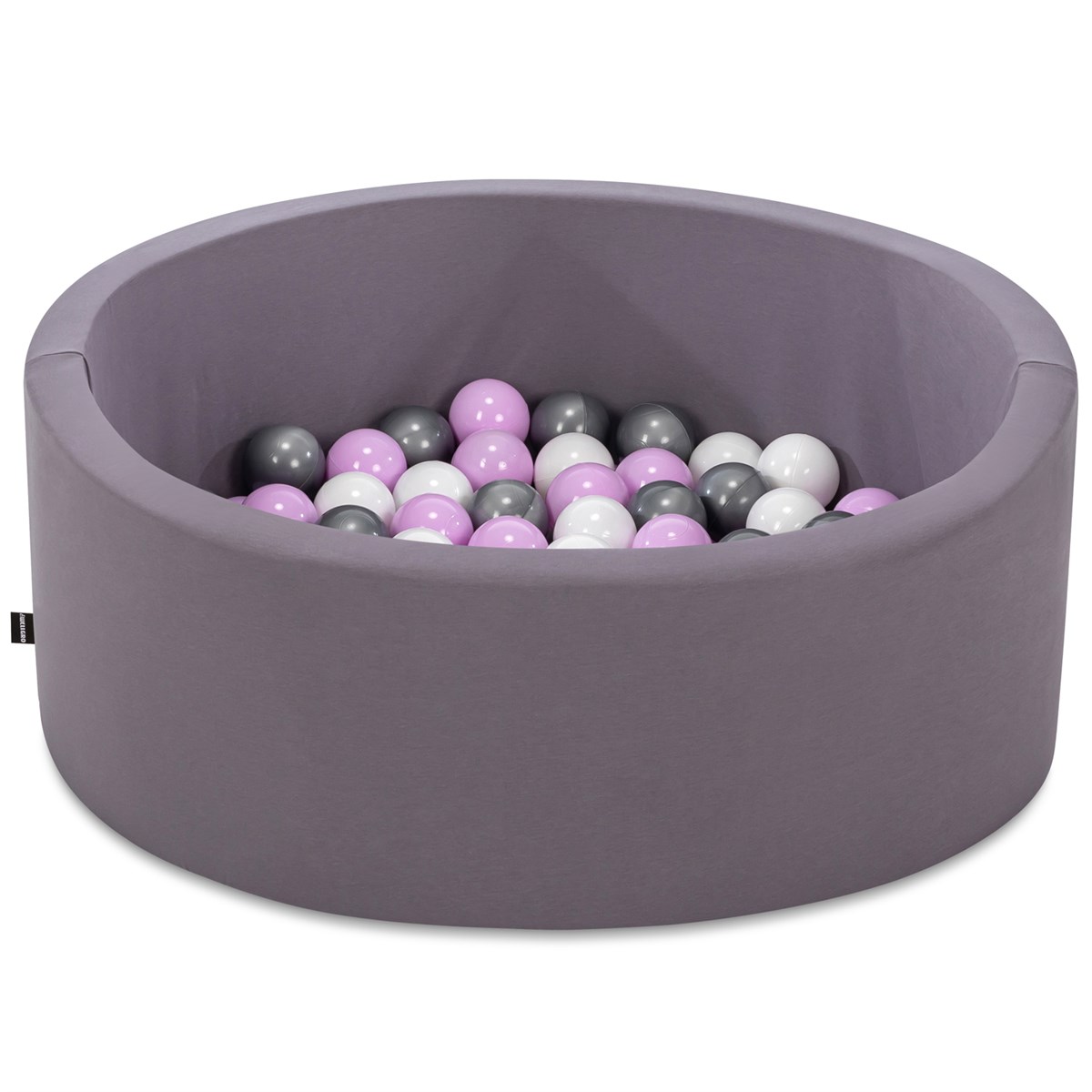 Wellgro Bubble Pops Gri Top Havuzu-Gri/Beyaz/Lila