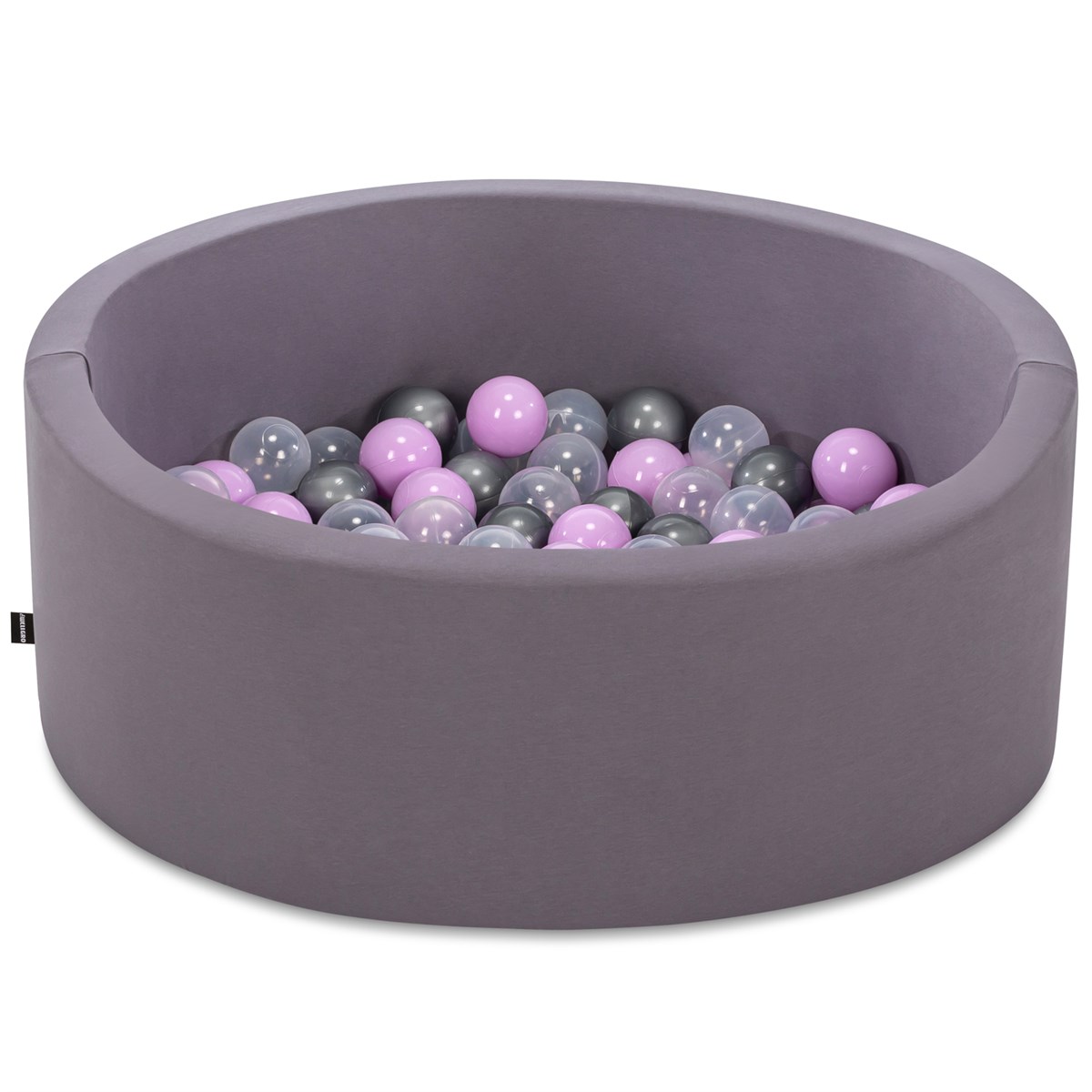Wellgro Bubble Pops Gri Top Havuzu-Gri/Şeffaf/Lila