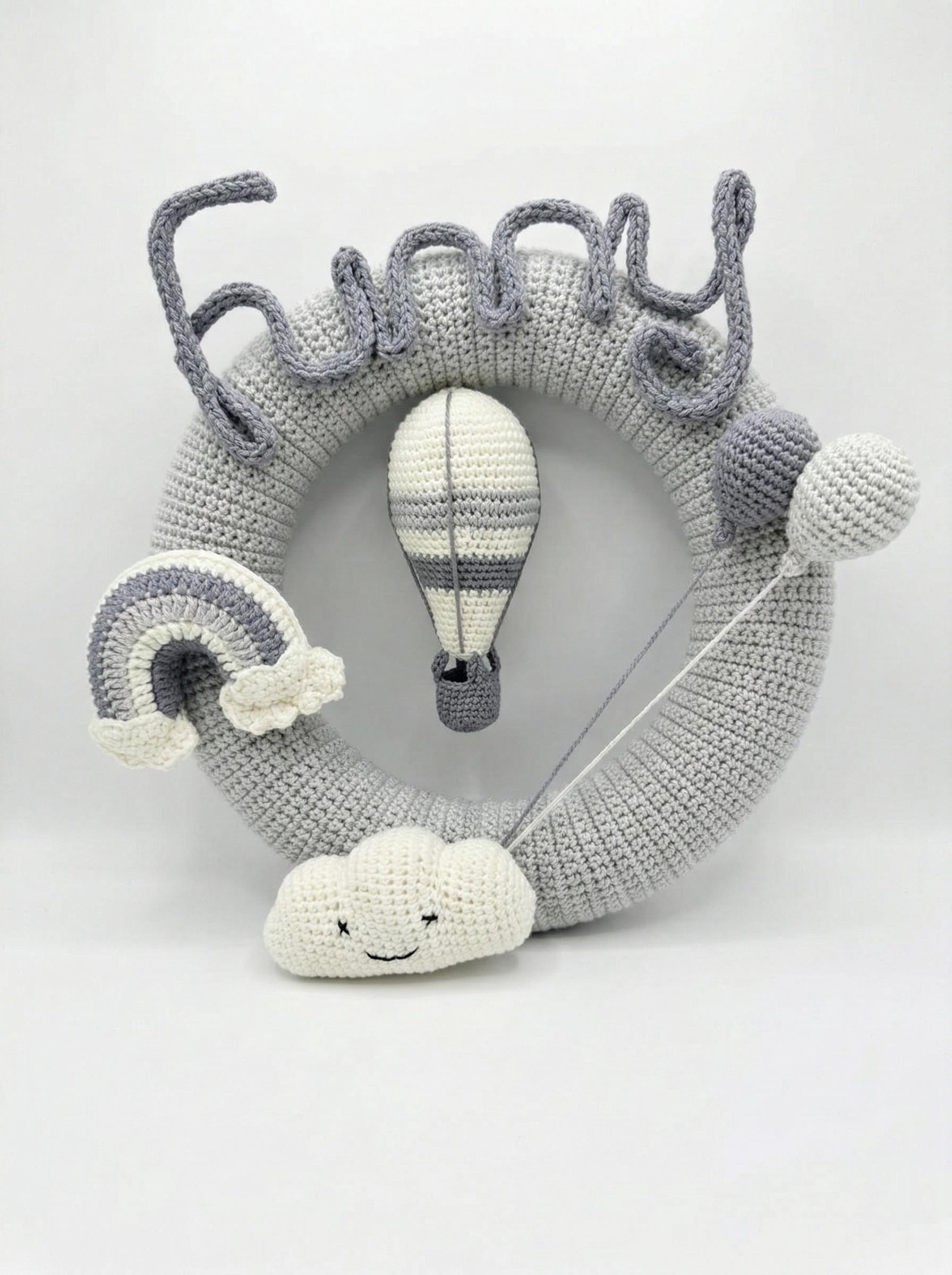 Wellgro Cuddly Amigurumis Balon Çocuk Odası Kapı & Duvar Süsü