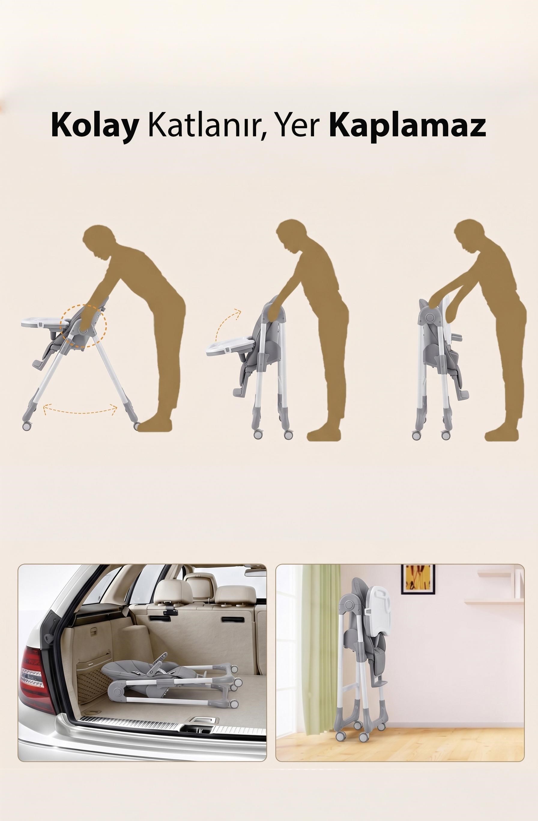 Wellgro Optima Çok Fonksiyonlu Mama Sandalyesi