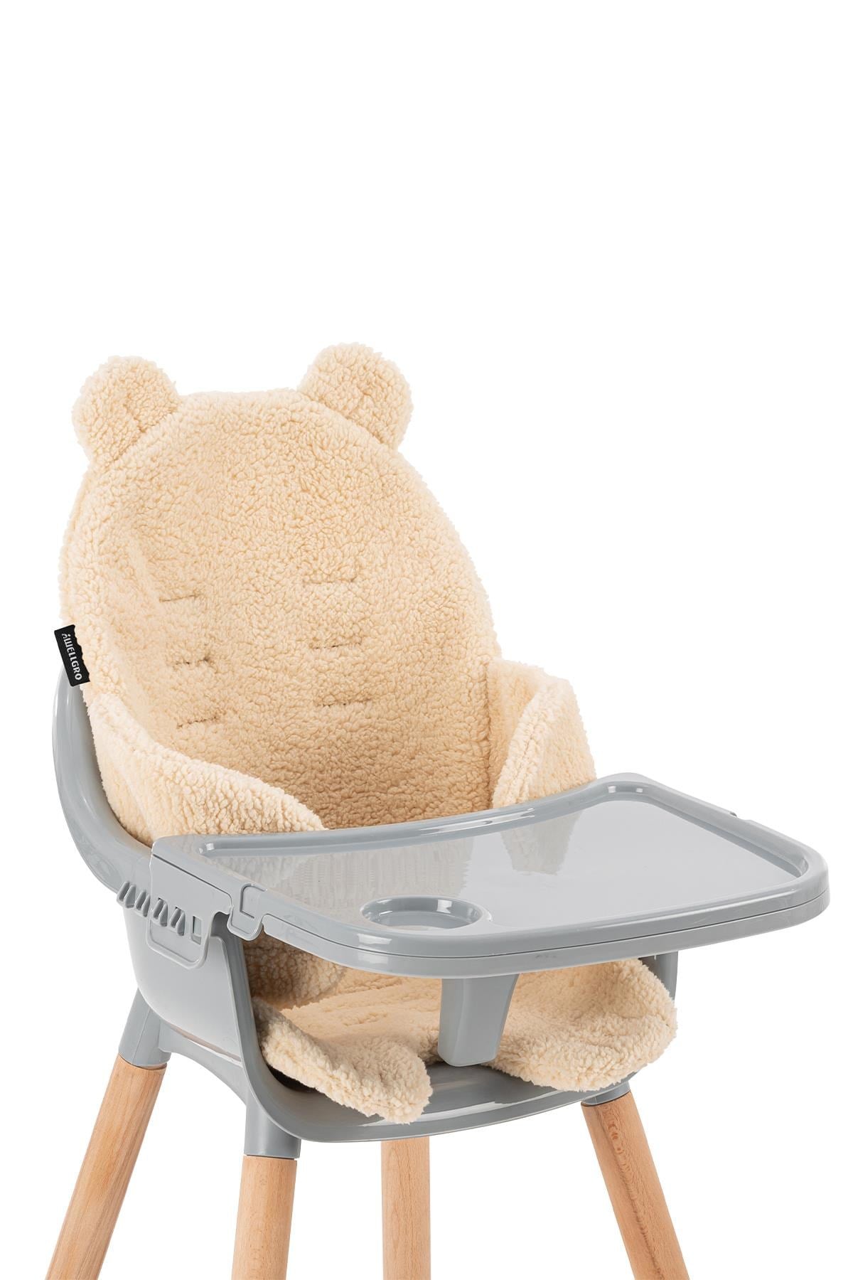 Wellgro Teddy Bear Çok Fonksiyonlu Peluş Ped, Bebek Arabası Minderi